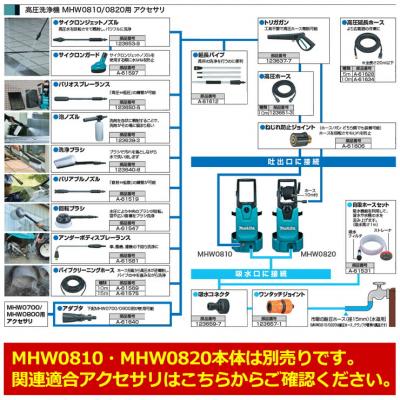 マキタ 高圧洗浄機部品 高圧ホース 10m 123651-3 MHW0810・MHW0820用