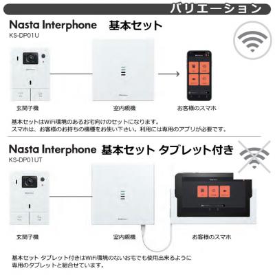 NASTA インターホン タブレットセット KS-DP01UT 有線式 24時間防犯